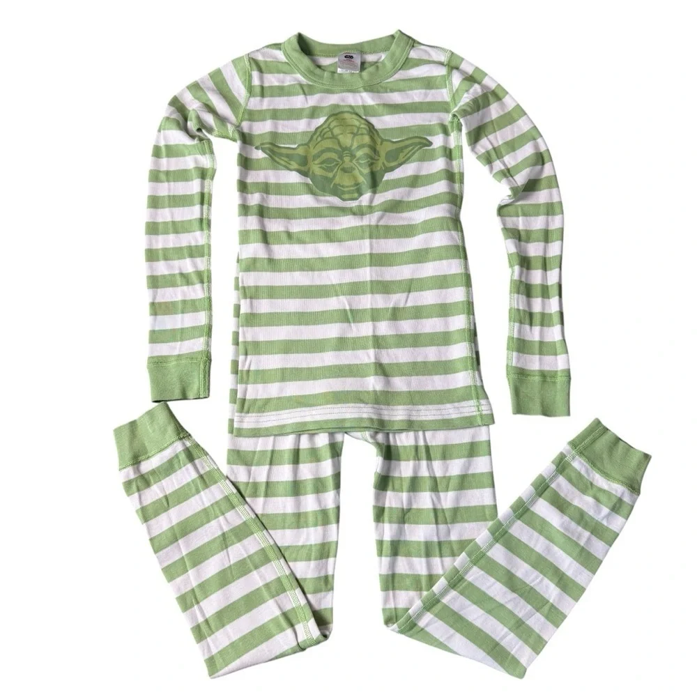 Star Wars Collection by Hanna Andersson Yoda Pajama Set Size 8